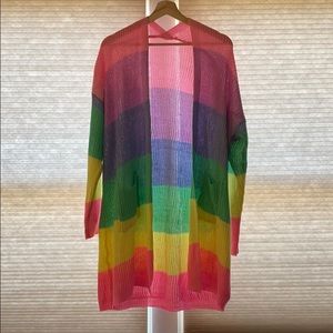 Rainbow long sweater